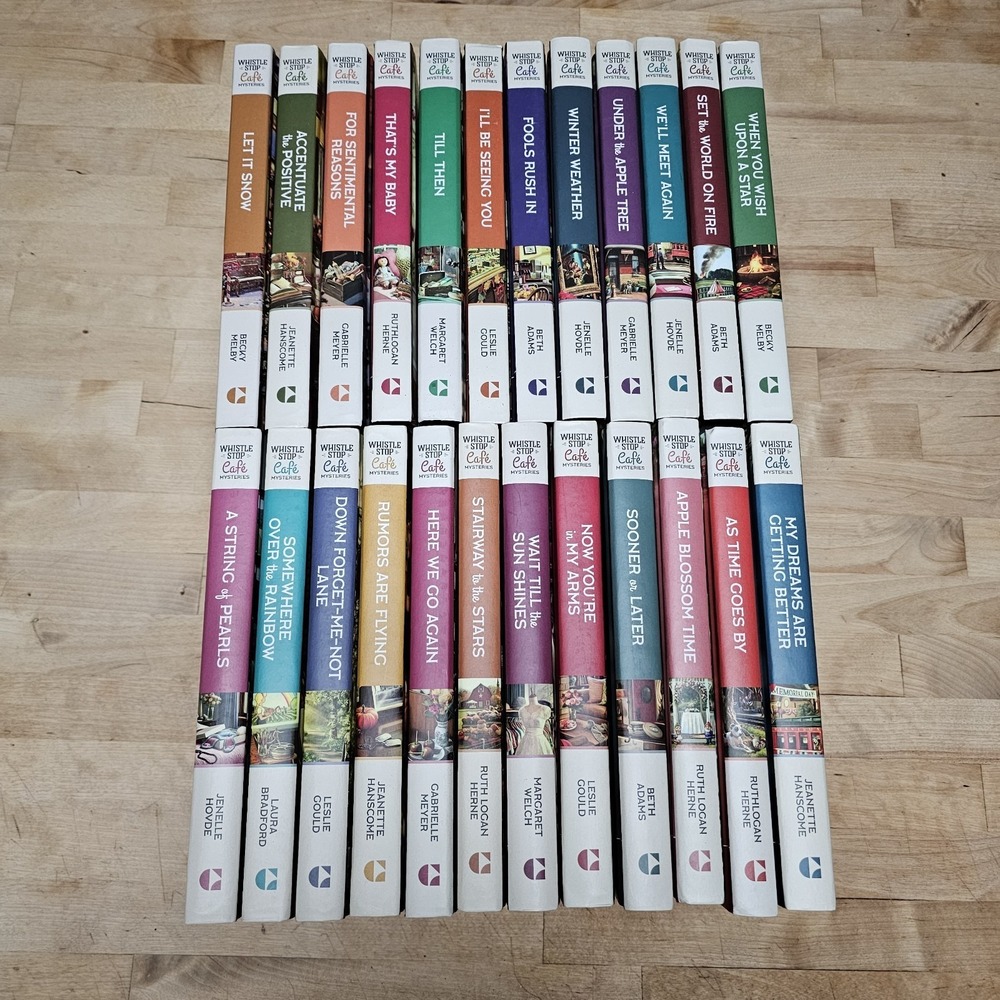 Guideposts "Whistle Stop Cafe Mysteries" Complete 24 Book Hardcover Set